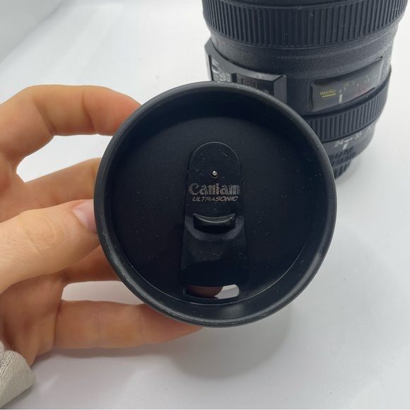 Caniam Camera Lens Stainless Steel Travel Tea/Coffee Mug Cup - Picture 6 of 9